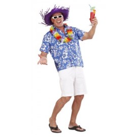 Bluză Hawaii Albastră Carnaval Widmann