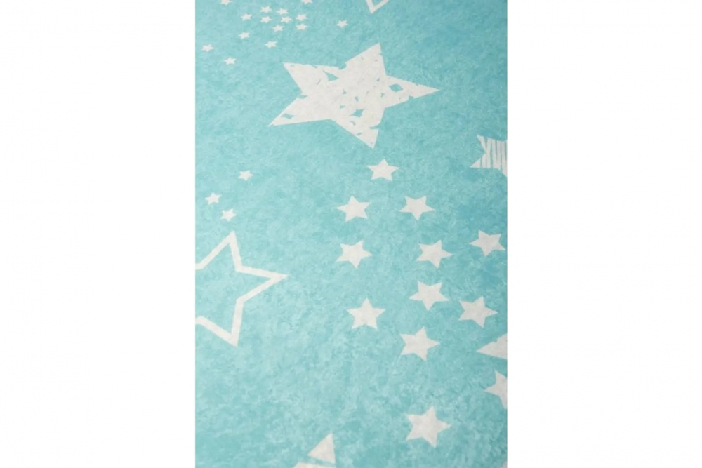 Covor Antiderapant Chilai Stars Blue 150x200 - imagine 3
