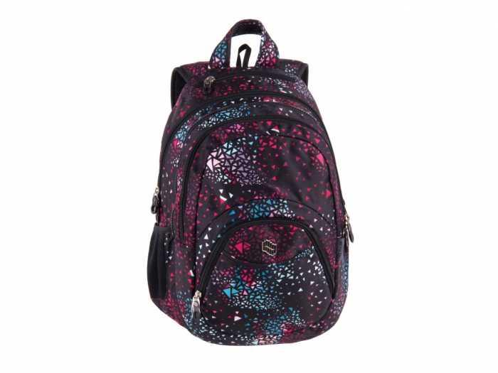 Rucsac Pulse 2in1 Ergonomic, Teens Black Cosmos, cu Laptop