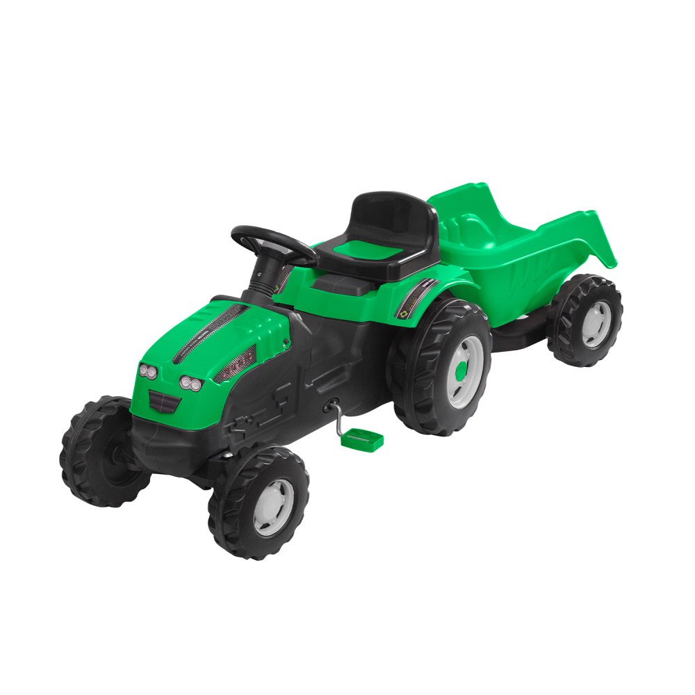Tractor Pedale Guclu Jumbo Green | Aventura Fermier