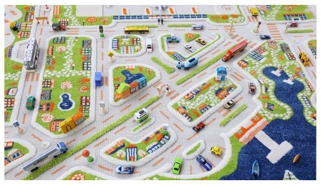 Covor 3D Orasul la Mare Ivi carpets - Joaca Educativa - imagine 3