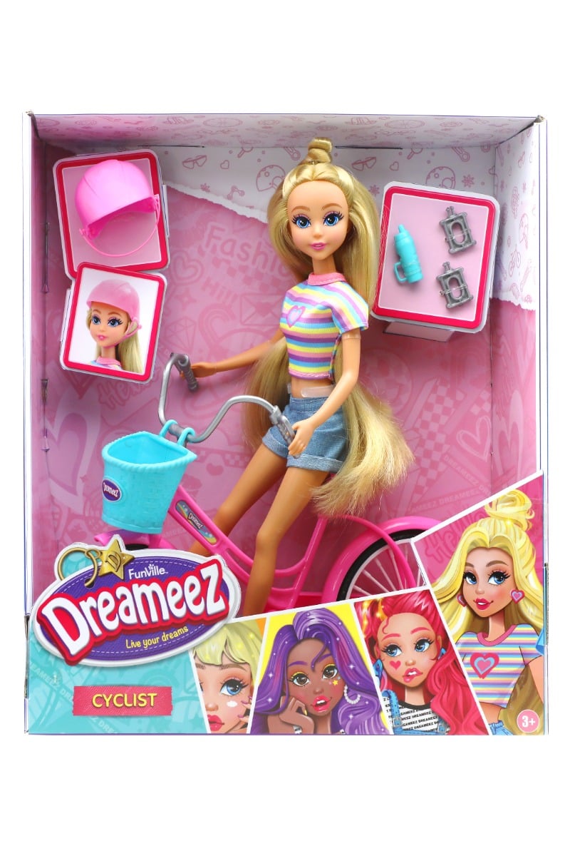 Papusa cu Bicicleta Dreameez - Set de Joaca
