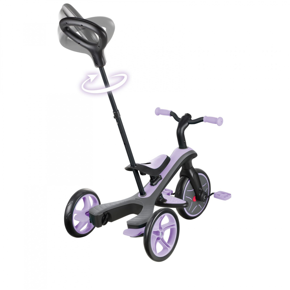 Tricicleta Globber Explorer 4in1 Violet, Control Parental - imagine 8