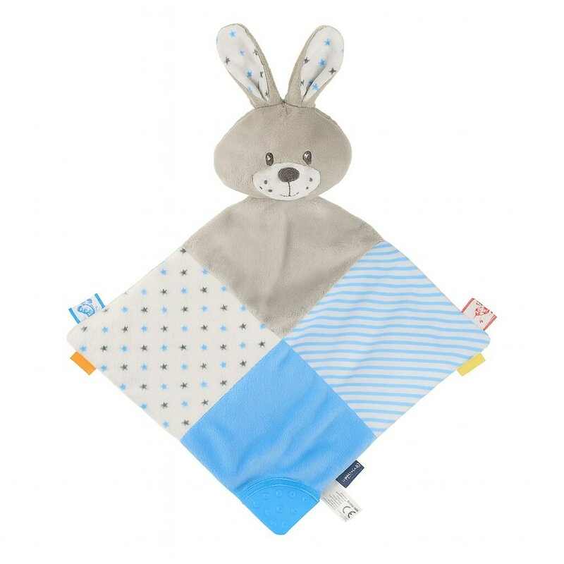 Baby Mix Doudou Iepuraș Albastru | Jucării Moale
