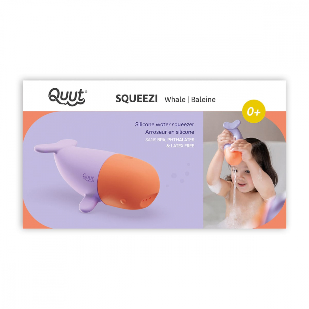 Balena Squeezi Quut - Jucarie Baie Silicon - imagine 4