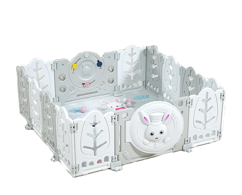 Gardulet joaca Nichiduta Garden Bunny Grey 200x155cm - imagine 6