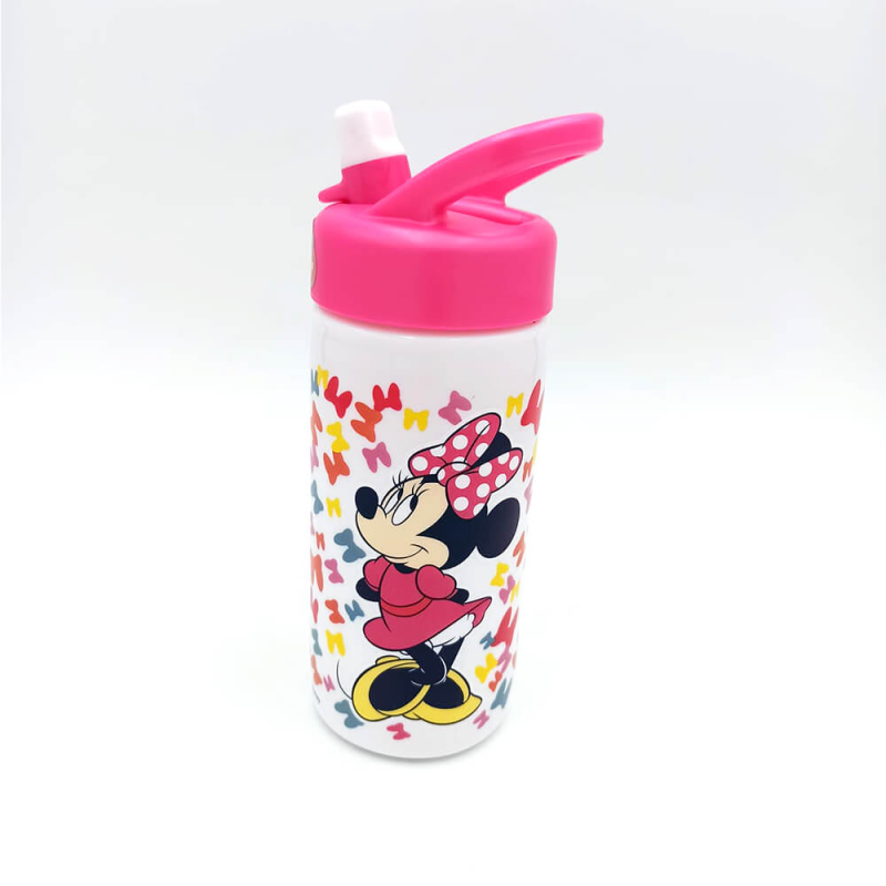 Sticla Apa Safta 410 ml Minnie Mouse cu Pai