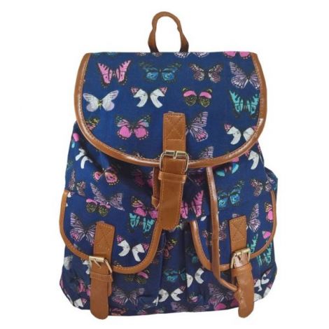 Rucsac Urban Butterfly LaRue Albastru - imagine 2
