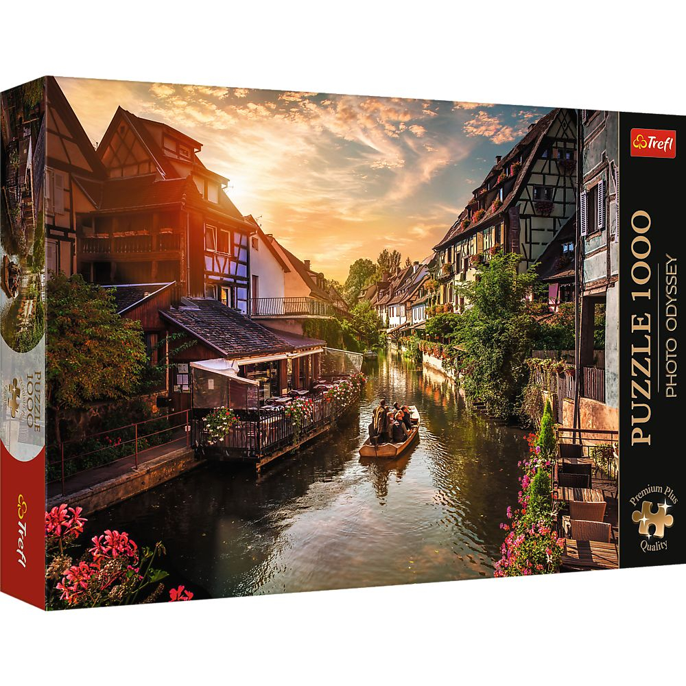 Puzzle Trefl 1000 piese - Colmar, Mică Venetie