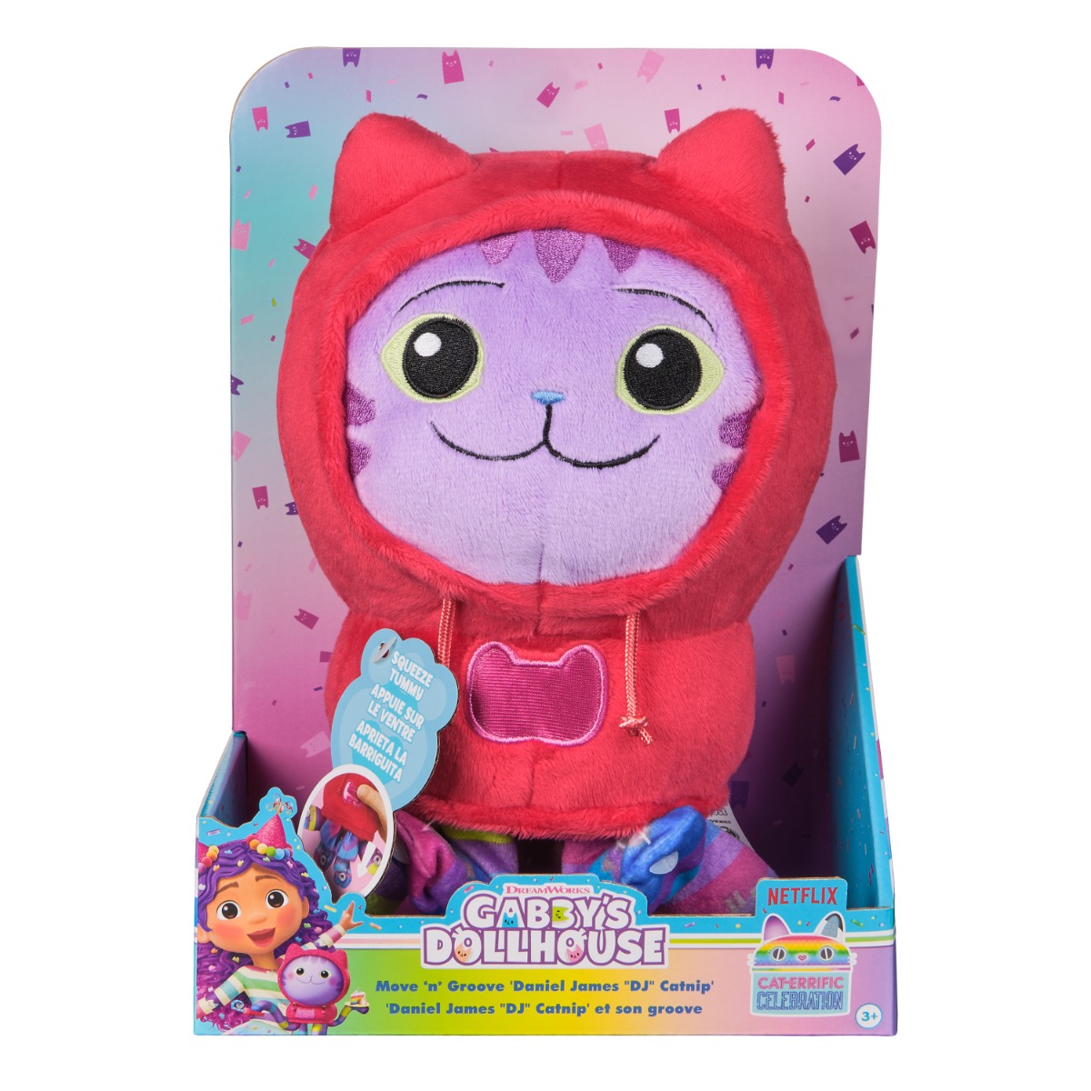 Jucarie Plus Gabby's Dollhouse DJ Catnip Interactiv