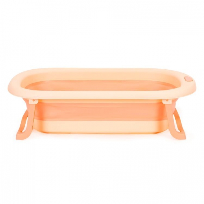 Cadită Baie Pliabilă Ecotoys Roz cu Dop Scurgere