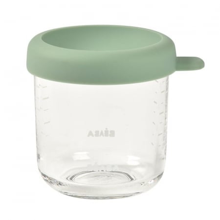 Recipient ermetic sticla Beaba 250 ml, Sage Green - imagine 3