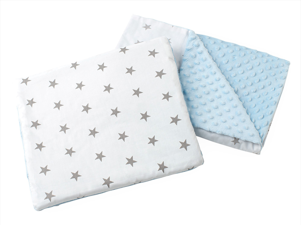 Set Minky Grey Stars - Medi partners