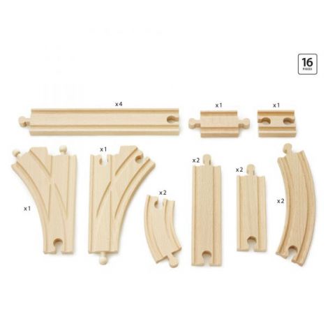 Set Expansiune Sine Brio 33402 - Trenulete Lemn - imagine 3