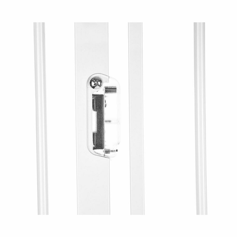 Poarta Siguranta Truus Slim LED Lionelo, 105 cm, Alb - imagine 4