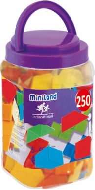Set 250 forme geometrice Miniland educativ