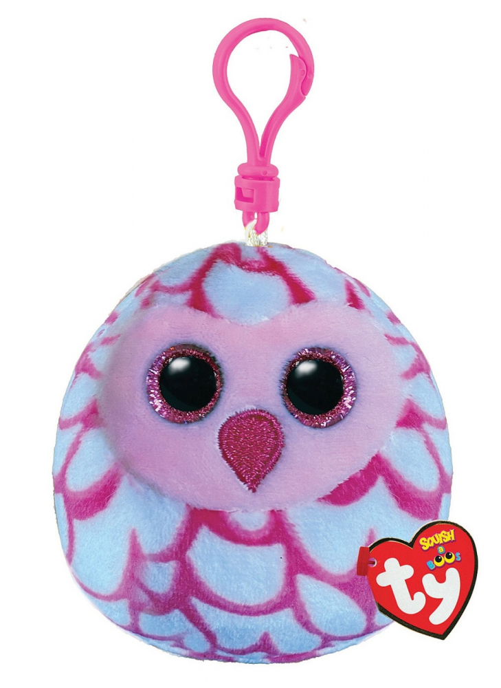 Breloc Plus Ty Bufniță Pinky - Cadou Ideal
