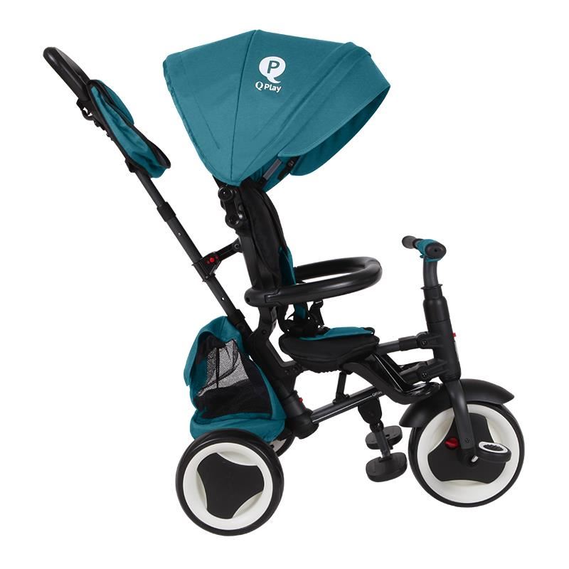 Tricicleta Qplay Rito+ Pliabilă Turcoaz - imagine 8