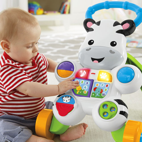 Premergator Fisher-Price Zebra, Muzica si Sunete - imagine 3