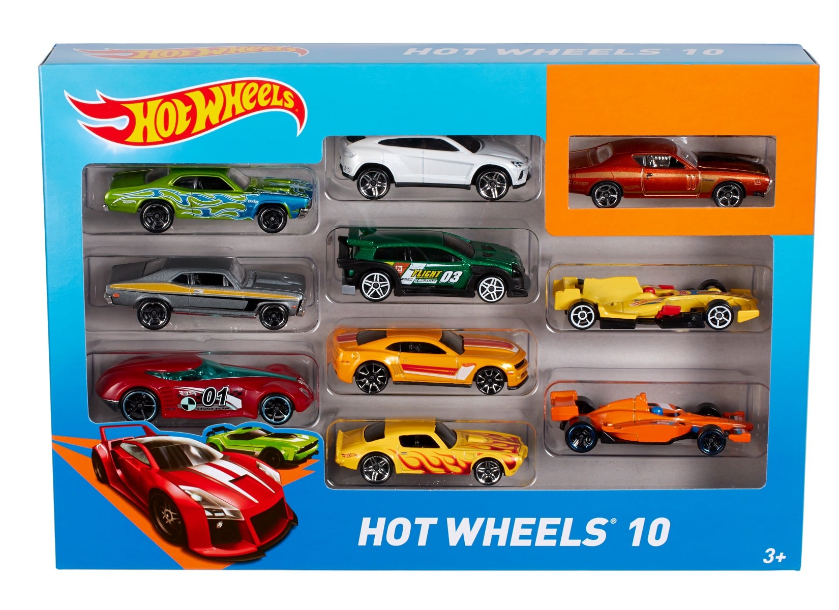 Set 10 Masinute Hot Wheels Metal