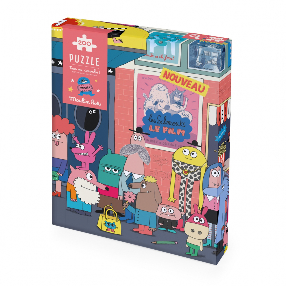 Puzzle Observatie La Cinema Moulin Roty, 200 Piese