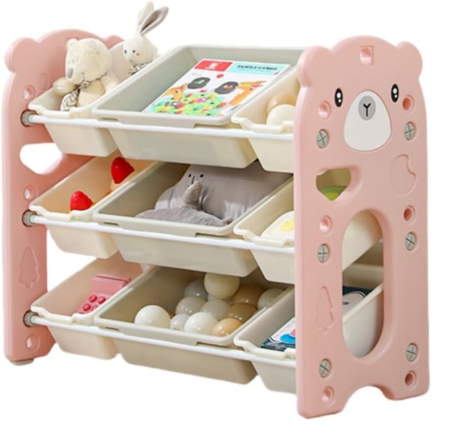 Organizator copii Pink Bear Nichiduta Garden - imagine 3
