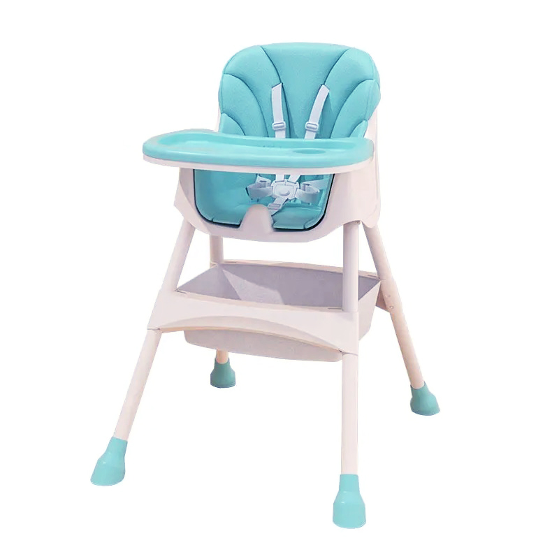 Scaun de Masa 2în1 Little Mom Modern Blue - imagine 3