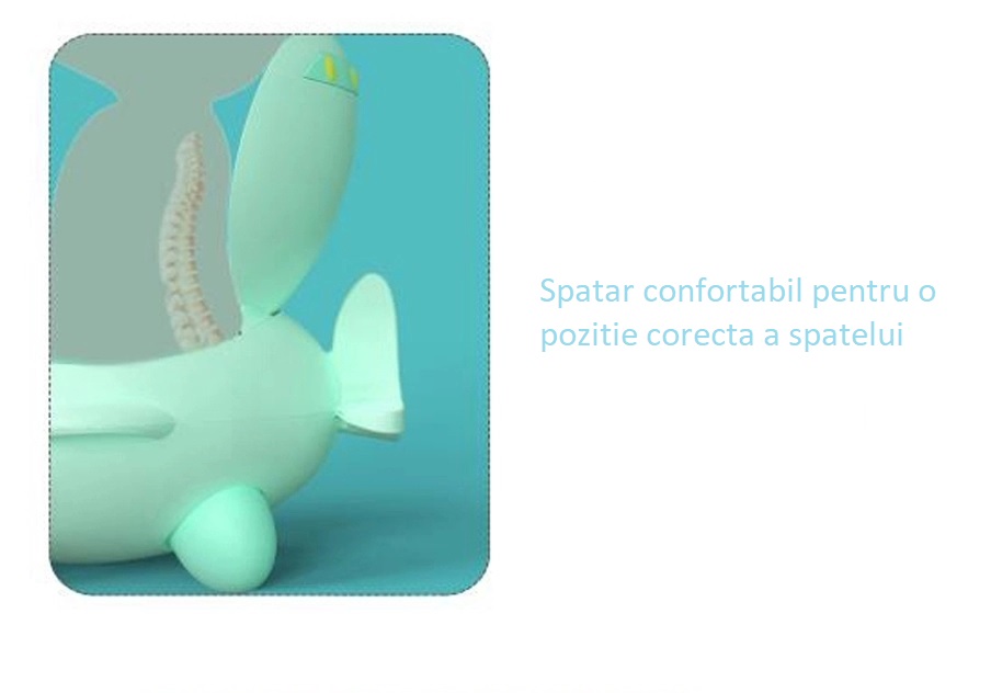 Olita Educationala Little Mom Airplane Grey - imagine 4