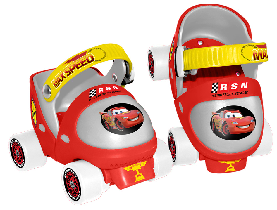 Role Disney Cars Reglabile 23-27 + Protecții Stamp