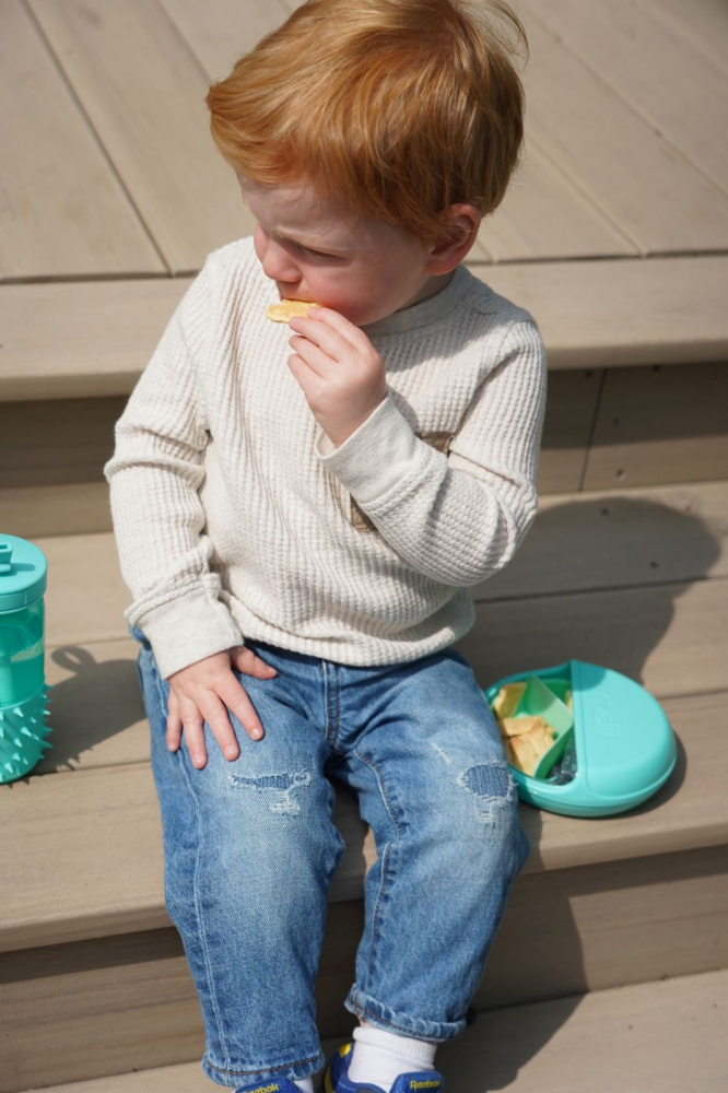 Cutie Snack Melii Spin Blue - Practic și Colorat - imagine 4