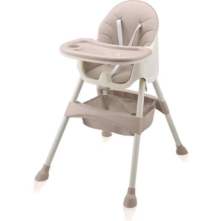 Scaun Masa Little Mom Transformabil Cream - imagine 2