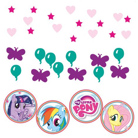 Confetti Ponei My Little Pony 34g Amscan