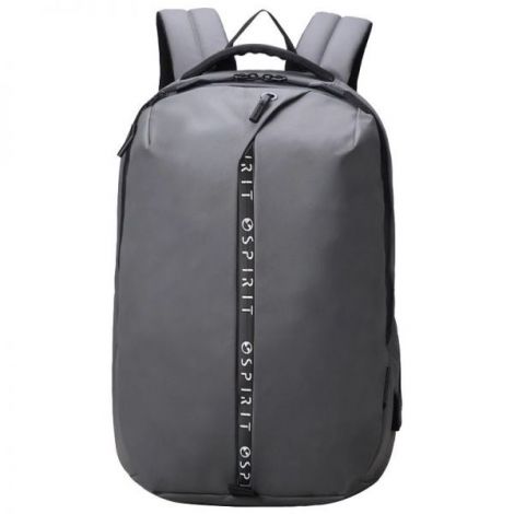 Rucsac Spirit Tech Shell cu USB & Laptop Gri