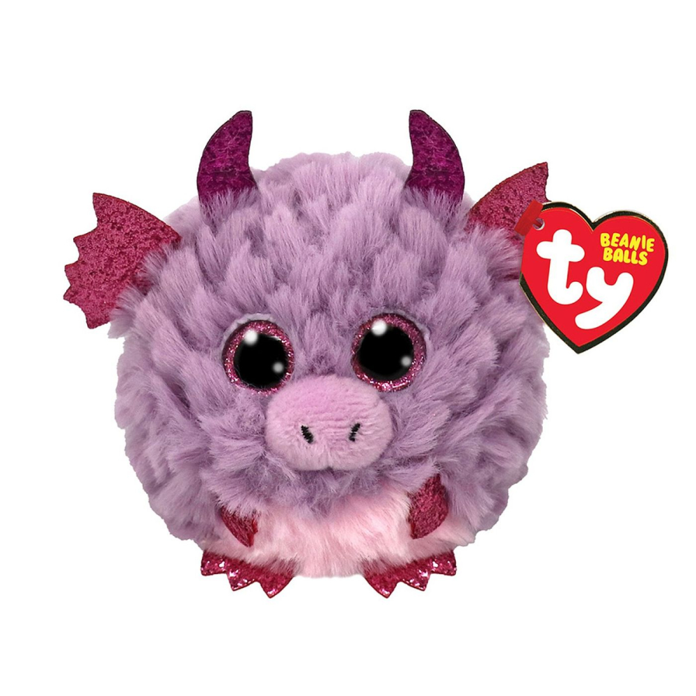 Ty Spark Dragon Mov 8cm - Jucărie Moale