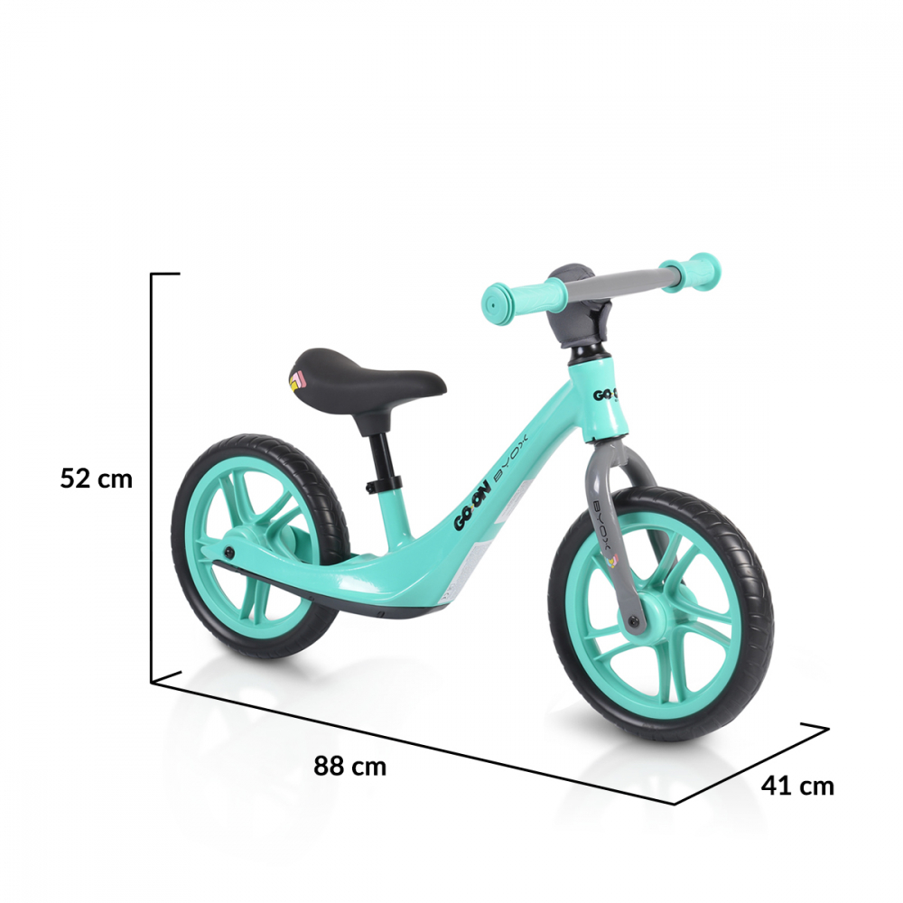 Bicicleta Byox Go On Turquoise 12 inch Fără Pedale - imagine 7
