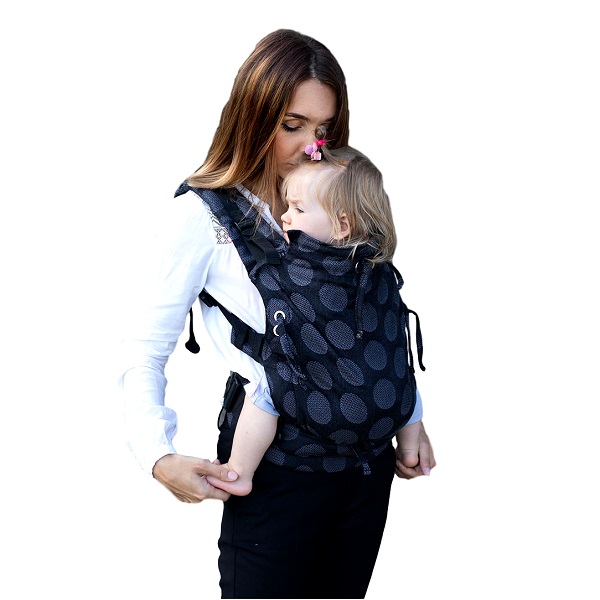 Marsupiu Kinder Hop Ergonomic Dark Grey - imagine 6