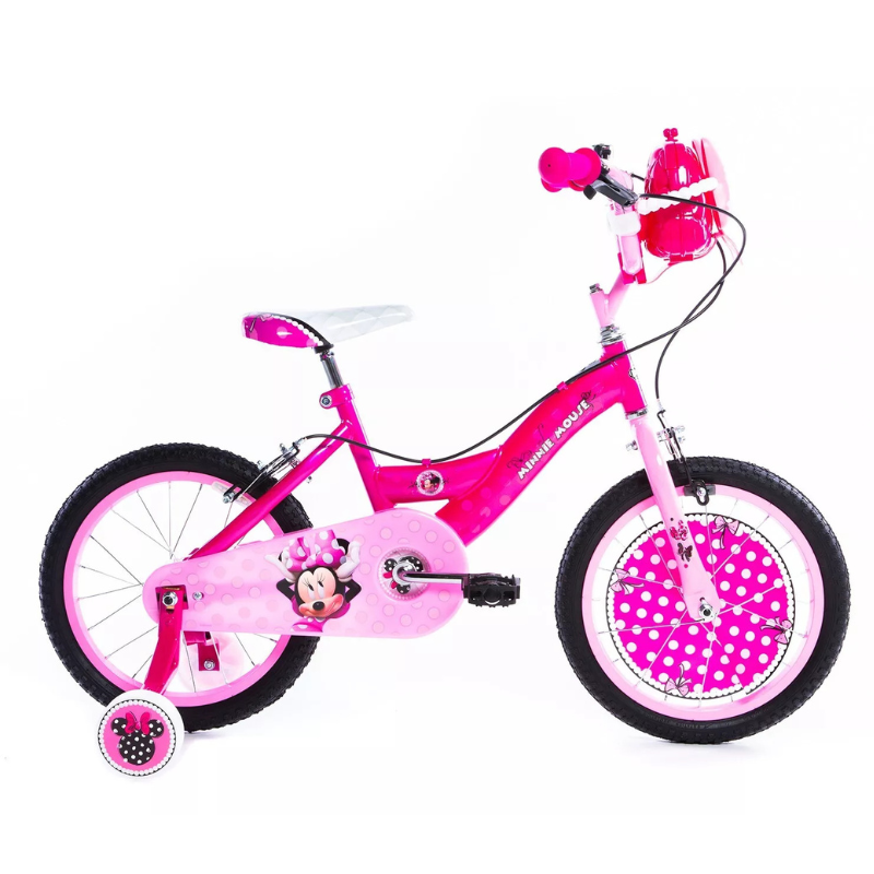 Bicicleta Huffy Minnie 16 inch cu Roti Ajutatoare - imagine 8