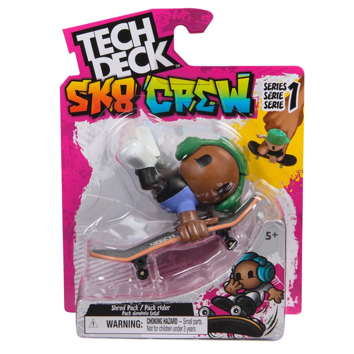 Tech Deck SK8 Crew Set Mini Skateboard cu Figurină