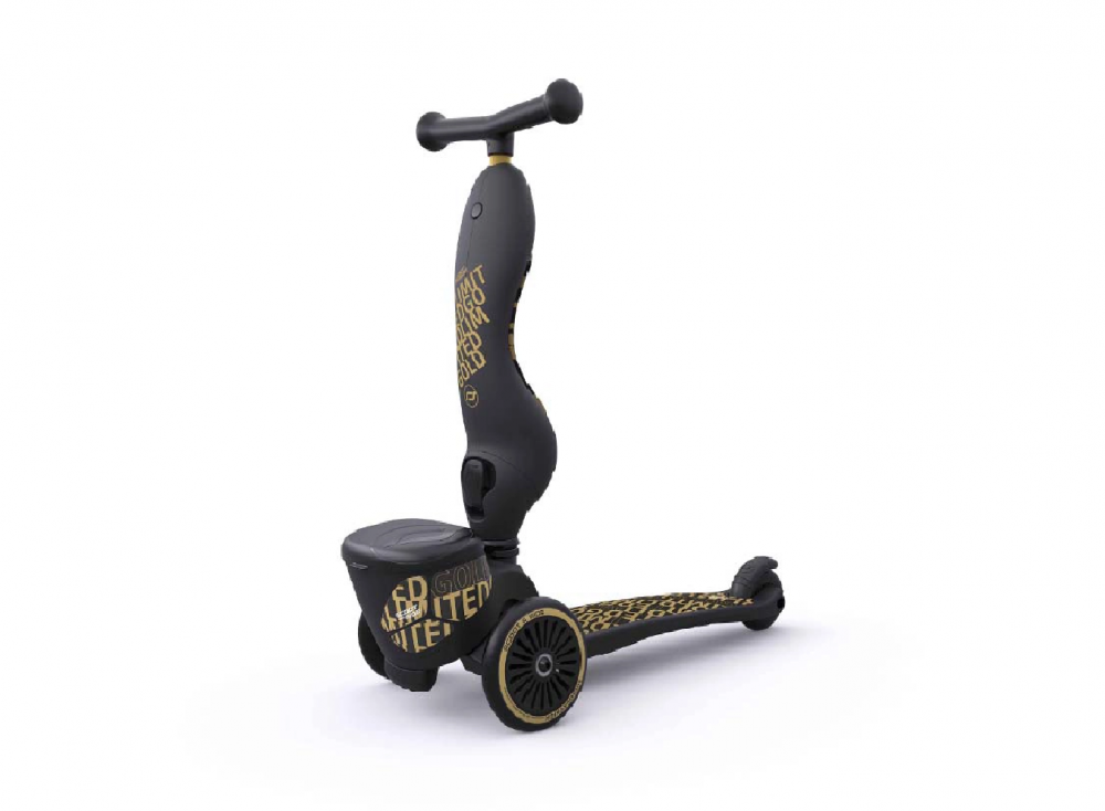 Scoot and Ride HighwayKick 1 Black Gold 2in1 - imagine 5