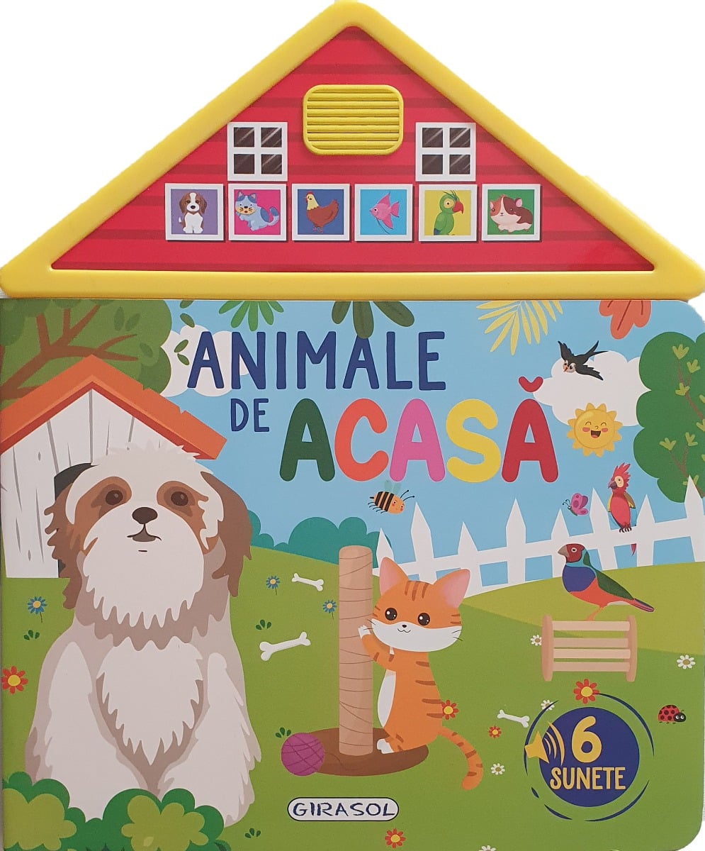 Girasol - Carte cu Sunete Animale de Casă