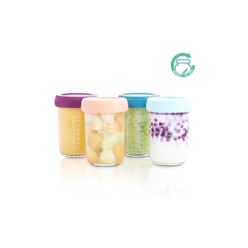 Set 4 Boluri Sticlă Babymoov 220ml - imagine 5