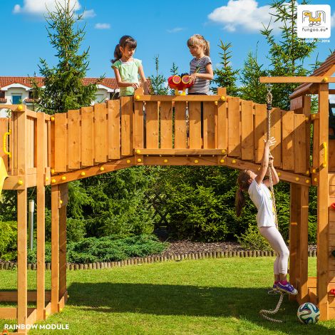 Fungoo Maxi SPIDER LAND - Complex Joacă Lemn - imagine 6