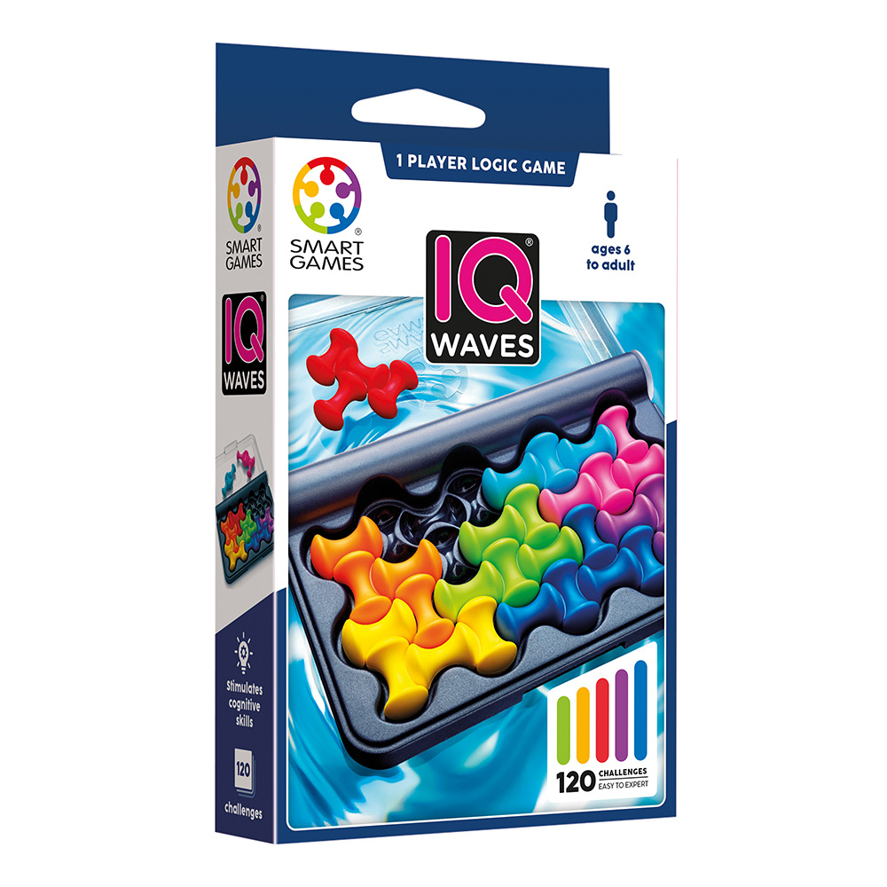 Smart Games IQ Waves - Joc Logică 120 Provocări 6+