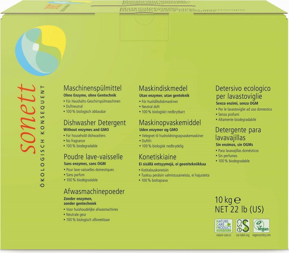 Sonett Detergent Eco Vase 10kg Curățare Profundă