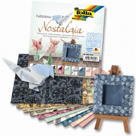 Hartie Origami 50 coli 15x15 Nostalgie | Folia Paper
