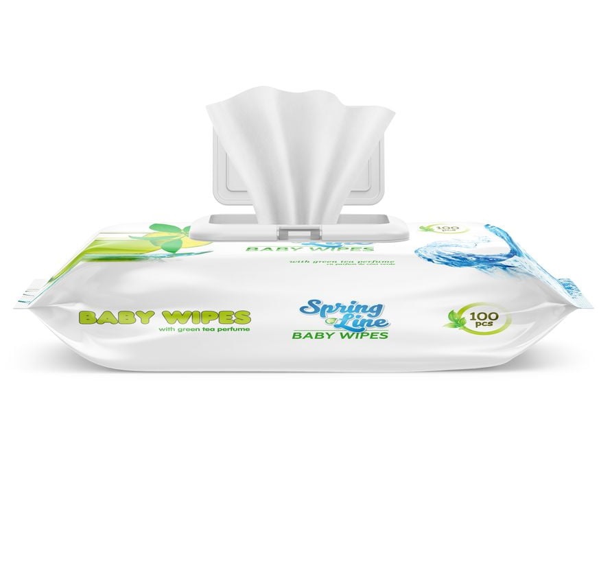 Doctor wipes Servetele Umede Ceai Verde 100buc - imagine 2