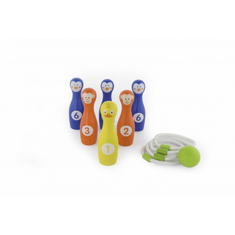 Set Bowling Viga Lemn, Joc Exterior