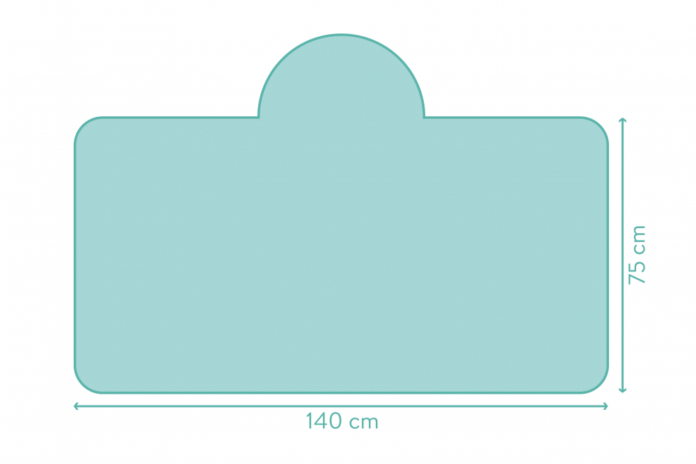 Prosop Bumbac Fillikid cu Capison, 140x70cm