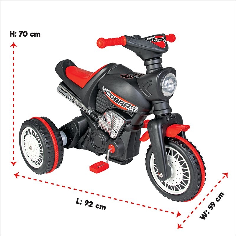 Pilsan Cobra - Motocicleta cu pedale, 3-35 kg - imagine 2