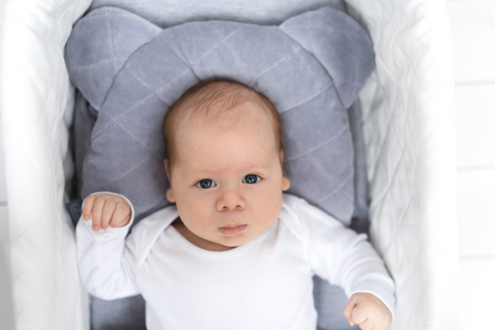 Pernă Anti-Plagiocefalie Royal Baby Gri | Nor Pufos - imagine 3